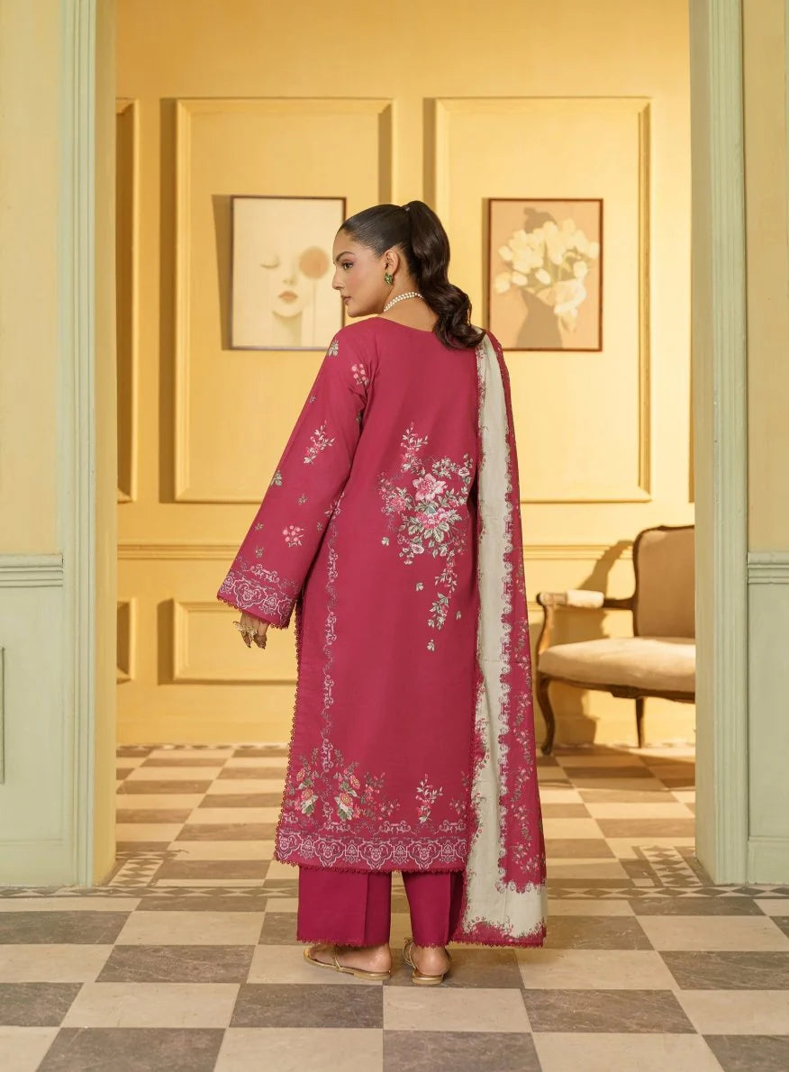 CORAL Gardenia Printed Unstitched Lawn 06 | Fashion Fusion