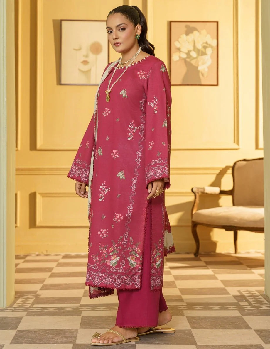 CORAL Gardenia Printed Unstitched Lawn 06 | Fashion Fusion