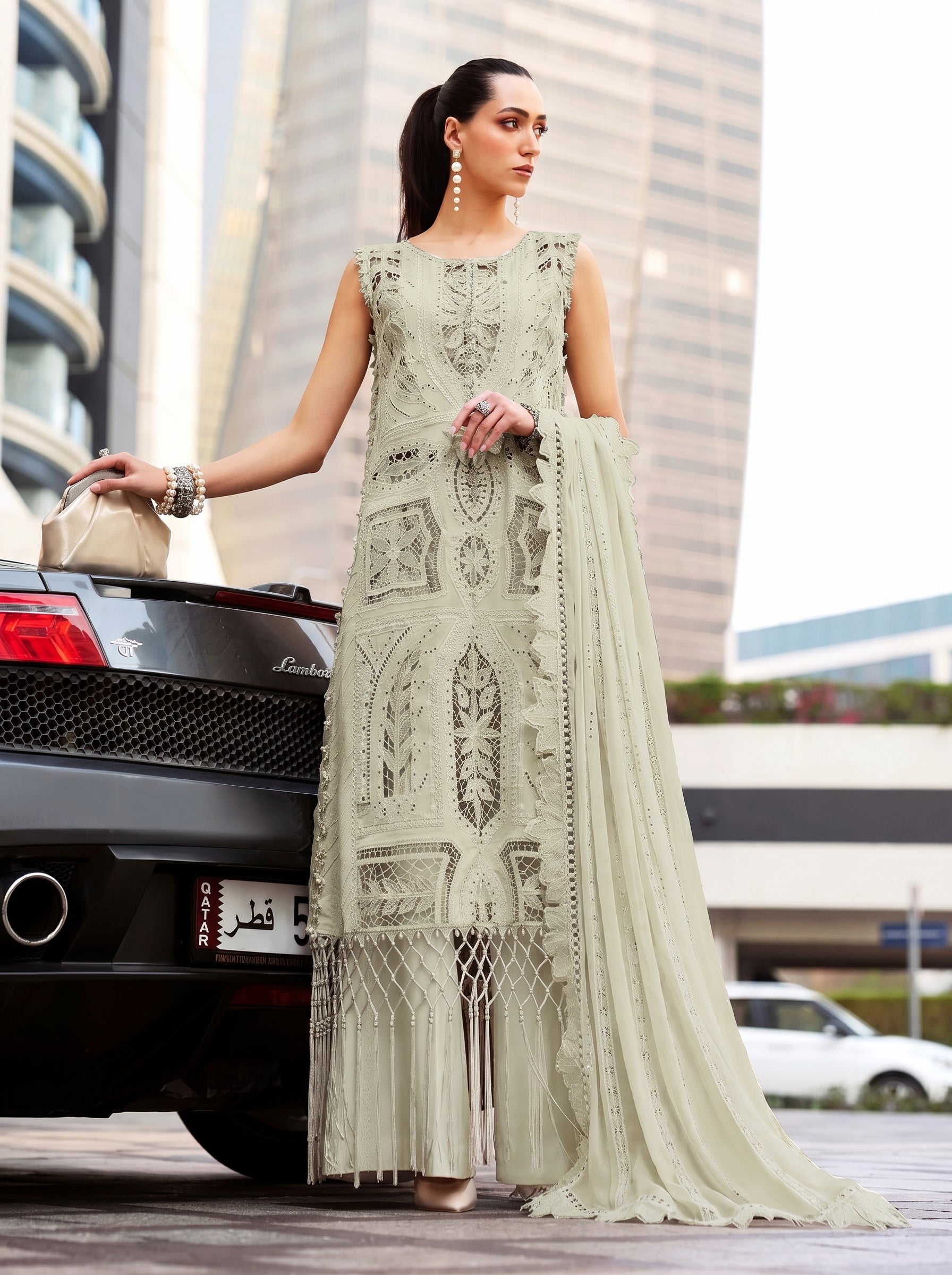 3 Piece Unstitched | Maria B. | Fashion Fusion