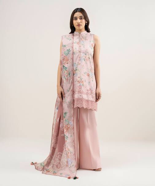 3 Piece Sapphire - Printed Lawn Suit