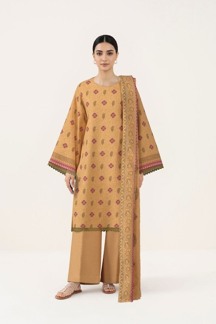 3 Piece Sapphire - Printed Lawn Suit