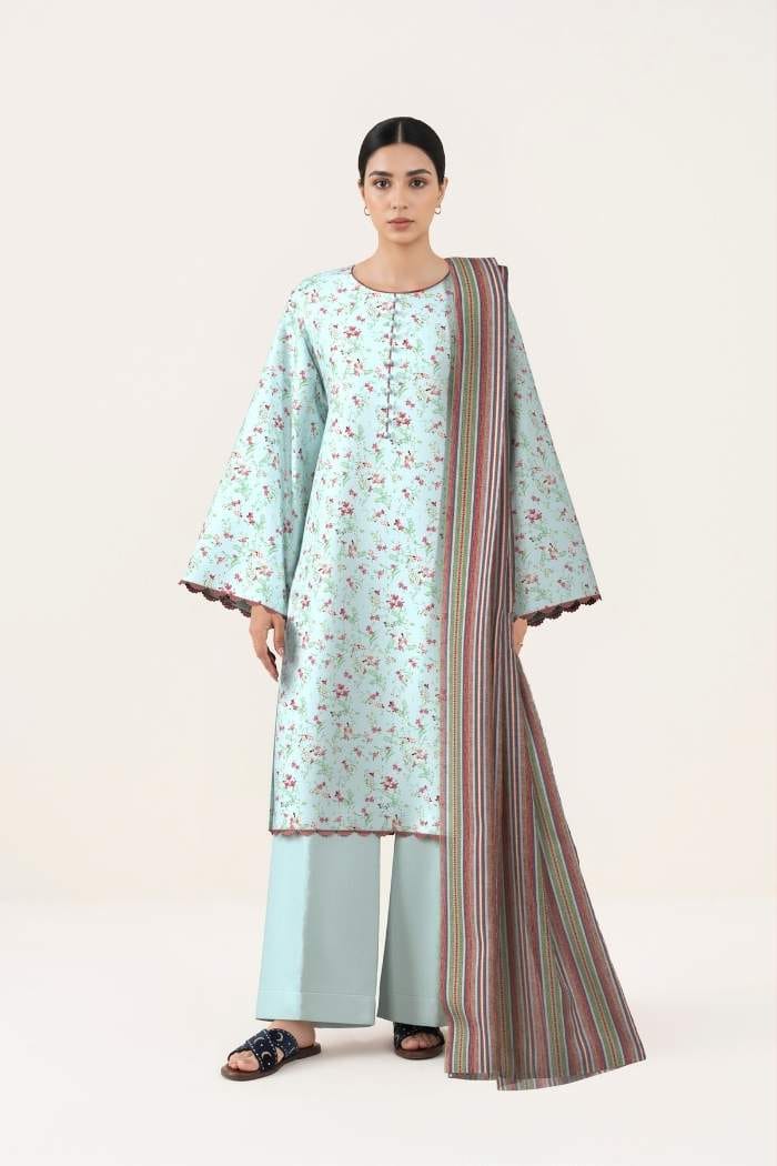 3 Piece Sapphire - Printed Lawn Suit