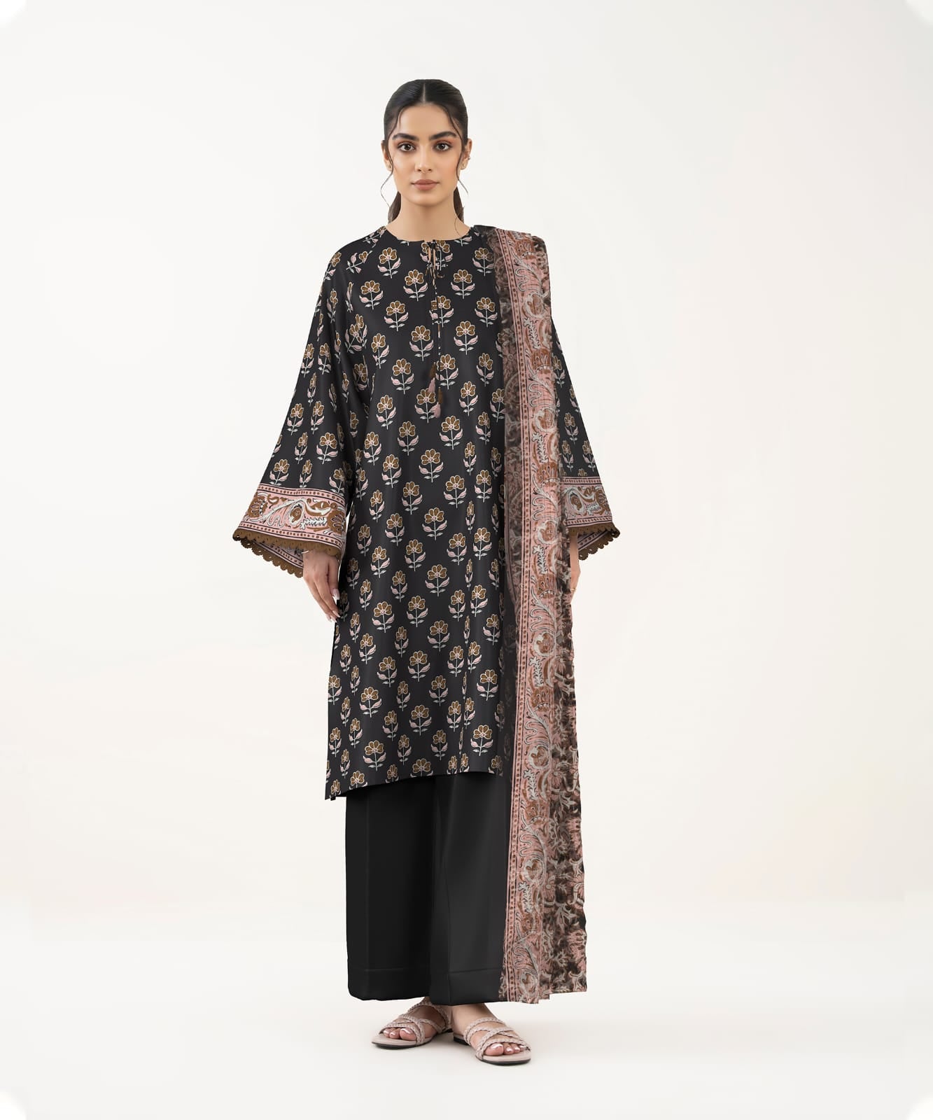 3 Piece Sapphire - Printed Lawn Suit