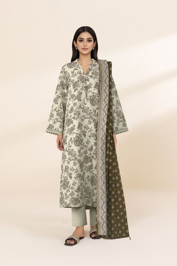 3 Piece Sapphire - Printed Lawn Suit