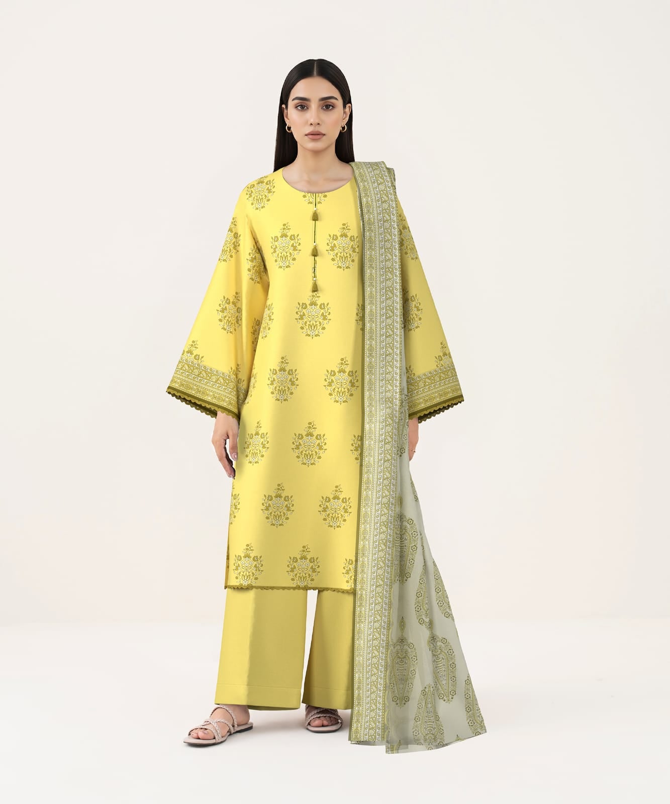 3 Piece Sapphire - Printed Lawn Suit