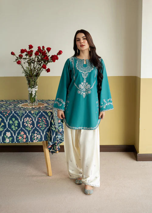 ETHNC KURTA SET ILAYDA STICHED & UNSTICHED
