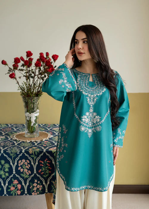ETHNC KURTA SET ILAYDA STICHED & UNSTICHED
